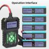 imageCARTMAN 12V Car Battery Tester 1002000 CCA Load Tester Automotive Alternator Tester Digital Auto Battery Analyzer Charging Cranking System Tester for Car Truck Marine Motorcycle SUV Boat12V Digital