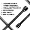imageCARTMAN 14 Inch Universal Heavy Duty Lug Wrench 4 Way Tire Iron Wrench14 black
