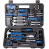 imageCARTMAN 148 Piece Automotive and Household Tool Set Perfect for Car Enthusiasts and DIY Home RepairsBlue