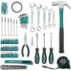 imageCARTMAN 148 Piece Automotive and Household Tool Set Perfect for Car Enthusiasts and DIY Home RepairsGreen