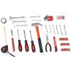 imageCARTMAN 148 Piece Automotive and Household Tool Set Perfect for Car Enthusiasts and DIY Home RepairsRed