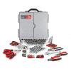 imageCARTMAN 205 Piece Ratchet Wrench Tool Set 14quot ampamp 38quot ampamp 12quot Drive with SAEMetric Sockets Kit in Plastic Toolbox205 PC
