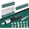 imageCARTMAN 238Piece Socket Wrench Auto Repair Tool Combination Package Mixed General Household Hand Tool Set Tool Kit with Plastic Toolbox Storage CaseGreen