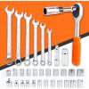 imageCARTMAN 238Piece Socket Wrench Auto Repair Tool Combination Package Mixed General Household Hand Tool Set Tool Kit with Plastic Toolbox Storage CaseOrange