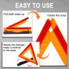 imageCARTMAN 3 Pack Warning Triangle DOT Approved Identical to United States FMVSS 571 125 Reflective Warning Road Safety Triangle Kit12PK With Sand