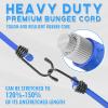 imageCARTMAN 30pcs Heavy Duty Bungee Cords with Hooks  Assortment in Jar Including Tarp Clips Canopy Ties ampamp Ball Bungees for Secure Outdoor and Indoor Use24PCS
