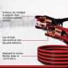 imageCARTMAN 4 Gauge 20 Feet Jumper Cables Automotive Booster Cables with Carry Bag for Car SUV and Pickup Trucks16Feet 4Gauge