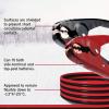 imageCARTMAN 4 Gauge 20 Feet Jumper Cables Automotive Booster Cables with Carry Bag for Car SUV and Pickup Trucks20Feet 2Gauge
