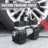 imageCARTMAN Dual Cylinder DC 12V Air Compressor for Car Heavy Duty Portable Tire InflatorTire Pump 120PSI with LED Light for AutoTruckSUV RVBalls etc Plug