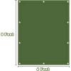 imageCARTMAN Finished Size 6x8 Feet Tan Canvas Tarp with Rustproof Grommets 12 Oz Heavy Duty Multipurpose Tarpaulin Cover for Canopy Tent Roof Camping WoodpileOlive Green