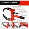 imageCARTMAN Heavy Duty Trailer Lock Wheel Clamp Universal Security Tire Lock Adjustable Anti Theft Lock for Trailers SUV Boats ATVs Motorcycles Golf Cart2pk Blackred