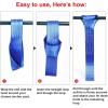 imageCARTMAN Soft Loop TieDown Straps in Blue Color 8pk x 18in 3600lbs10000lbs 6PK