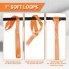 imageCARTMAN Soft Loop TieDown Straps in Blue Color 8pk x 18in 3600lbs6pk Orange