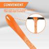 imageCARTMAN Soft Loop TieDown Straps in Blue Color 8pk x 18in 3600lbs6pk Orange