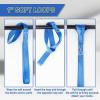 imageCARTMAN Soft Loop TieDown Straps in Blue Color 8pk x 18in 3600lbs8Pk