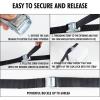 imageCartman 1quot x 12 Lashing Straps Cargo TieDown Strap Up to 600lbs 6pk in Carry Bag BlackBlack