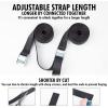 imageCartman 1quot x 12 Lashing Straps Cargo TieDown Strap Up to 600lbs 6pk in Carry Bag BlackBlack