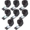 imageCartman 1quot x 12 Lashing Straps Cargo TieDown Strap Up to 600lbs 6pk in Carry Bag BlackBlack