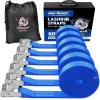 imageCartman 1quot x 12 Lashing Straps Cargo TieDown Strap Up to 600lbs 6pk in Carry Bag BlackBlue