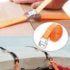 imageCartman 1quot x 12 Lashing Straps Cargo TieDown Strap Up to 600lbs 6pk in Carry Bag BlackOrange