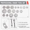 imageCartman 21pc Heavy Duty Disc Brake Caliper Tool Kit Car Brake Piston Compressor Rewind Tool Set ampamp Wind Back Tool Kit for Automotive Brake Pad Replacement Fits Most American European Japanese Autos