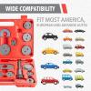 imageCartman 21pc Heavy Duty Disc Brake Caliper Tool Kit Car Brake Piston Compressor Rewind Tool Set ampamp Wind Back Tool Kit for Automotive Brake Pad Replacement Fits Most American European Japanese Autos