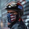 imageCartman Cruiser Scooter Motorcycle Half Face Helmet Patriotic Eagle USA Graphics DOT Approved for Bike Scooter ATV UTV Chopper XLargeFlag Skull