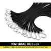 imageCartman Rubber Bungee Cords Set 20Pack 15 Inch 23 Max Stretch Heavy Duty Black Tie Down Straps for Outdoor Tarp Covers15Inch20PK