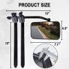 imageCartman Universal Clipon Towing Mirror Extended Mirrors for Towing 360 Degree Rotation Adjustable Vibrationless Secure Fit 2PK2pk