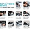 imageCartman Universal Clipon Towing Mirror Extended Mirrors for Towing 360 Degree Rotation Adjustable Vibrationless Secure Fit 2PK2pk
