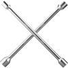 imageCARTMAN 14 Inch Universal Heavy Duty Lug Wrench 4 Way Tire Iron Wrench14 chrome