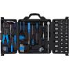 imageCARTMAN 205 Piece Ratchet Wrench Tool Set 14quot ampamp 38quot ampamp 12quot Drive with SAEMetric Sockets Kit in Plastic Toolbox122 PC