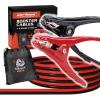 imageCARTMAN 4 Gauge 20 Feet Jumper Cables Automotive Booster Cables with Carry Bag for Car SUV and Pickup Trucks12Feet 6Gauge