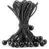 imageCARTMAN Ball Bungee Cords 30pk 11 Inch Canopy Ties Black