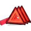 imageCARTMAN Foldable Warning Triangle Emergency Warning Triangle Reflector Safety Triangle Kit Pack of 3 with Storage CaseFour Leg Base