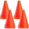 imageCARTMAN Plastic Training Cones Set of 1224 Pack 9quot or 1224 Pack 7quot or 1224 Pack Disc Cone Agility Soccer Cones Indoor Outdoor and Festive Events Field Marker Agility Cones9 12pk