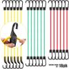 imageCartman 32 Piece Bungee Cords Assortment Jar Includes 10quot 18quot 24quot 32quot 40quot Bungee Cord with Hooks 8quot Canopy Tarp Ball Ties and Tarp Clips18 PC Adjustable hook
