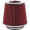 imageCartman ClampOn Engine Air Filter Fit Intake Tube with 3354in Diameter Premium High Performance Replacement Filter Washable and Reusable Round Tapered Red