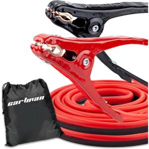imageCARTMAN 4 Gauge 20 Feet Jumper Cables Automotive Booster Cables with Carry Bag for Car SUV and Pickup Trucks12Feet 10Gauge