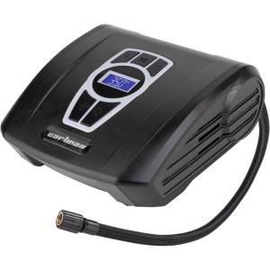 imageCARTMAN Tire Inflator Portable Air Compressor Auto Air Pump for CarBike with Digital Pressure Gauge ampamp LED Light RedBlack