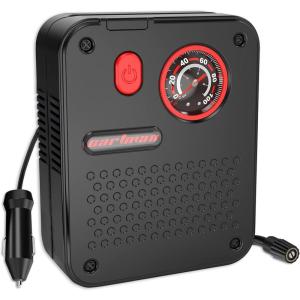 imageCARTMAN Warning Triangle DOT Approved and Air Compressor Portable Tire Inflator for Roadside Emergency