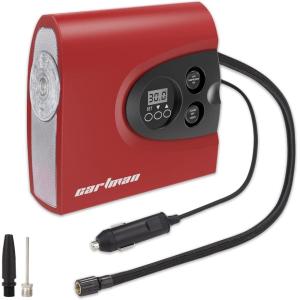 imageCARTMAN Warning Triangle DOT Approved and Tire Inflator Portable Air Pump for Car Tires
