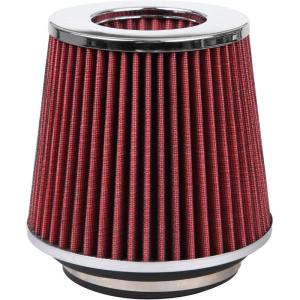 imageCartman ClampOn Engine Air Filter Fit Intake Tube with 3354in Diameter Premium High Performance Replacement Filter Washable and Reusable Round Tapered Red