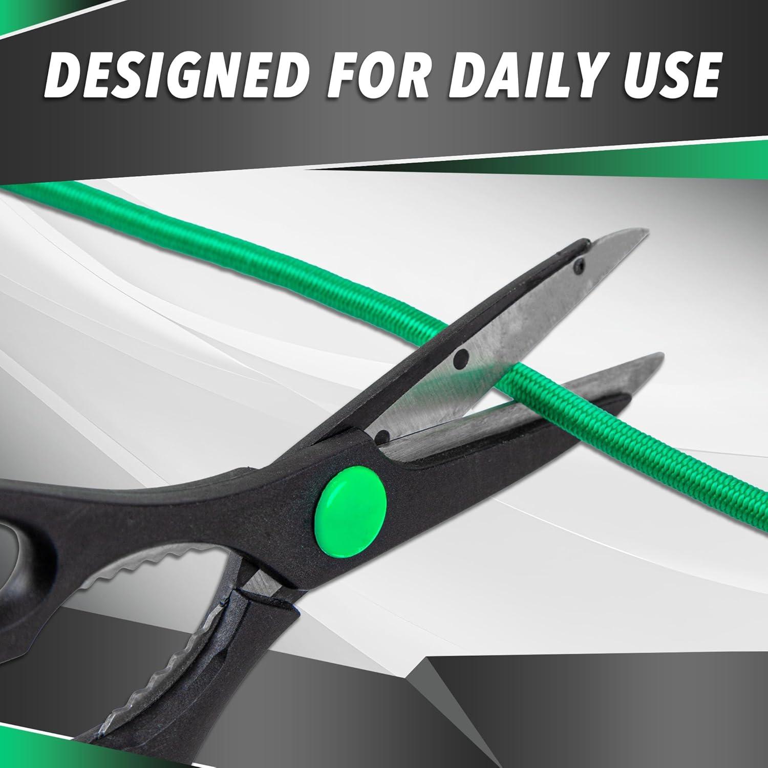 imageCARTMAN 38 Marine Grade Elastic Cord Crafting Stretch String 100ft with 4 Hooksfor Camping Kayak Deck Crafting Yellow ColorPurple