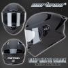 imageCartman Full Face Motorcycle Helmet Comfortable Motocross Off Road Street Bike Helmet Unisex Adult DOT Approved Lightweight Aerodynamic Matte Black SmallXLarge