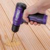 imageCARTMAN 20piece Tool Set with 8V Purple Cordless Drill Set Home Tool Kit