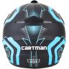 imageCARTMAN Adult Dirt Bike Helmets Motocross ATV Dirtbike Offroad Full Face Motorcycle Helmet DOT Approved Matte Black and BlueBlue
