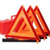 imageCARTMAN Warning Triangle DOT Approved and Portable 12V DC 110V AC Air Compressor Pump for Roadside Emergency