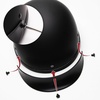 image:imageCARTMAN Matte Black Half Helmet Medium DOT Approved Scooter ATV UTV  Matte black half helmet AdultTeen DOT ABS vented weatherproof adjustable Gogglesgloves Street dirt snowXLarge