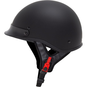 image:imageCARTMAN Matte Black Half Helmet Medium DOT Approved Scooter ATV UTV  Matte black half helmet AdultTeen DOT ABS vented weatherproof adjustable Gogglesgloves Street dirt snowLarge